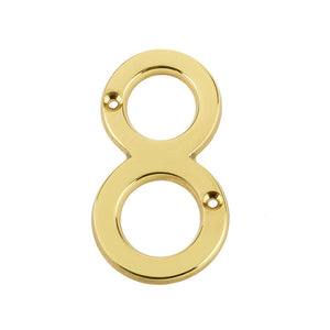 Frelan, 75mm Screw fix numerals JN-8, Exterior Door Hardware, Door Numerals