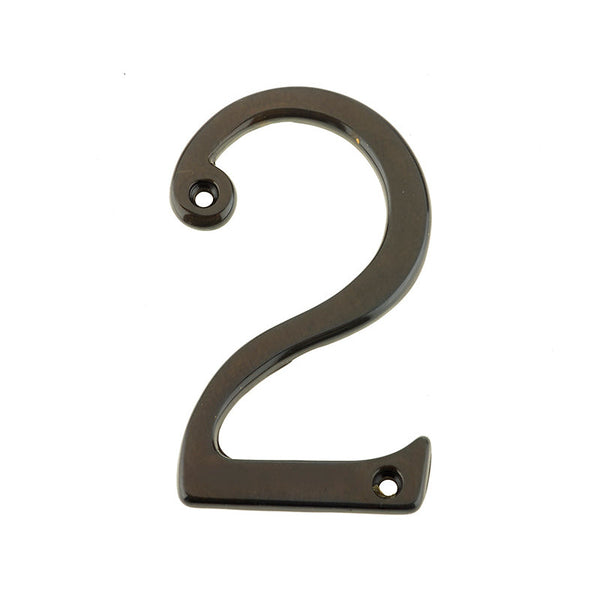 Frelan, 75mm Screw fix numerals JNDB-2, Exterior Door Hardware, Door Numerals