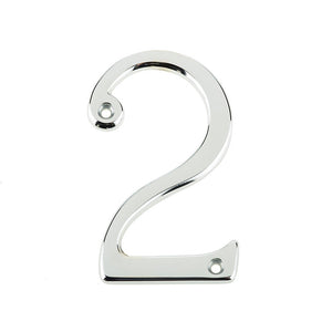 Frelan, 75mm Screw fix numerals JNPC-2, Exterior Door Hardware, Door Numerals