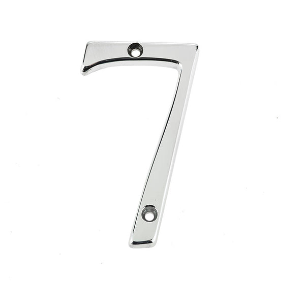 Frelan, 75mm Screw fix numerals JNPC-7, Exterior Door Hardware, Door Numerals