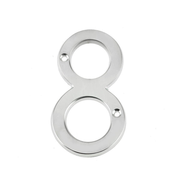 Frelan, 75mm Screw fix numerals JNSC-8, Exterior Door Hardware, Door Numerals