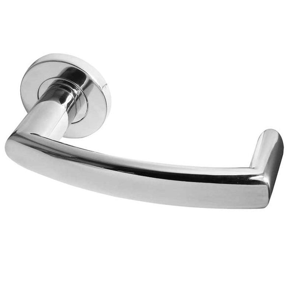 Frelan, JPS385 PSS Juno lever on rose, Door Handles, Lever Handles On Round Rose