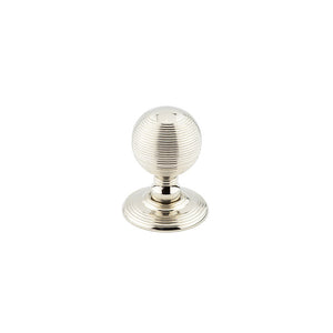 Frelan, Reeded Mortice Door Knob Polished Nickel, Door Knobs, Mortice Door Knobs