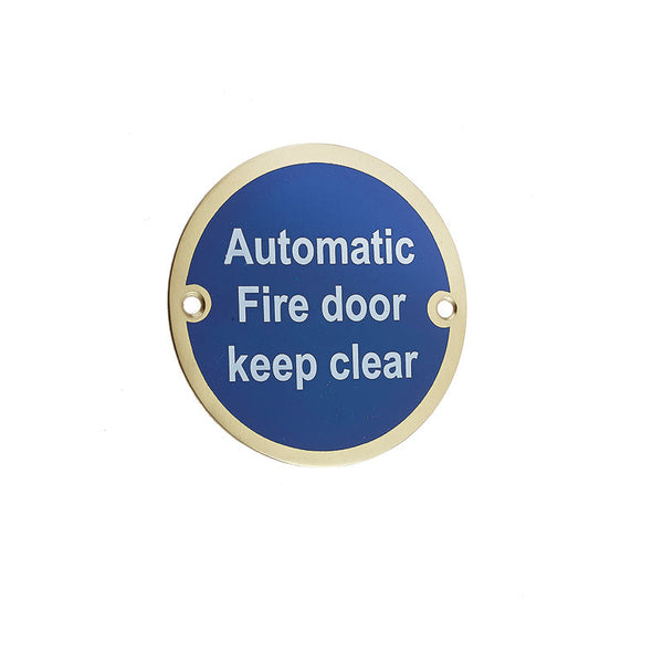 JS110 Automatic fire door keep clear