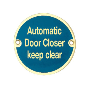 Frelan, JS111 Automatic door closer keep clear, Accessories, Automatic Door Closer Keep Clear