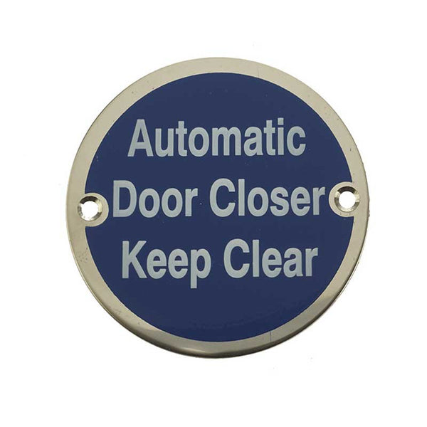 JS111 Automatic door closer keep clear