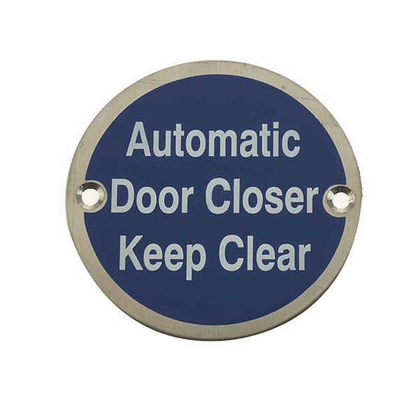 JS111 Automatic door closer keep clear