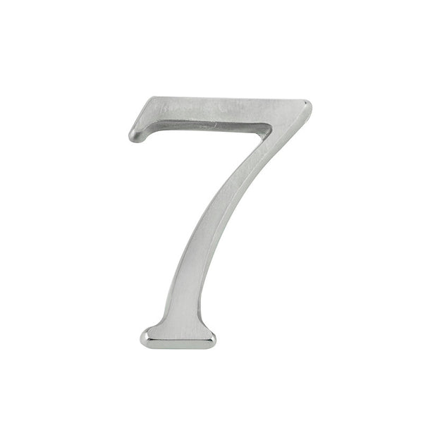 Frelan, 60mm Pin fix numerals JSC-7, Exterior Door Hardware, Door Numerals