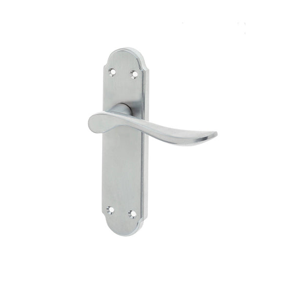 Frelan, Henley Suite Door Handle on Latchplate, Door Handles, Lever Handles On Latch Backplate