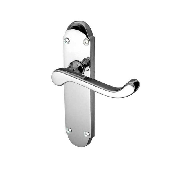 Frelan, Epsom Suite Door Handle on Latchplate, Door Handles, Lever Handles On Latch Backplate