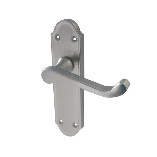 Frelan, Sherborne Suite Door Handle on Latchplate, Door Handles, Lever Handles On Latch Backplate