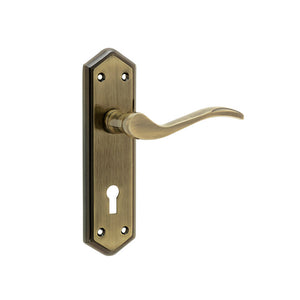 Frelan, Paris Suite Door Handles on Lockplate, Door Handles, Lever Handles On Lock Backplate