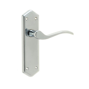 Frelan, Paris Suite Door Handles on Latchplate, Door Handles, Lever Handles On Latch Backplate