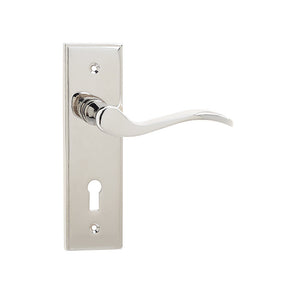 Frelan, Ronda Suite Door Handles on Lockplate, Door Handles, Lever Handles On Lock Backplate