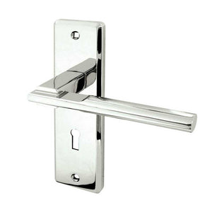 Frelan, Delta Suite Door Handles on Lockplate, Door Handles, Lever Handles On Lock Backplate