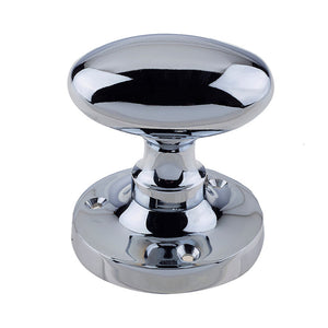 Frelan, Kontrax Oval Mortice Door Knob Polished Chrome, Door Knobs, Mortice Door Knobs