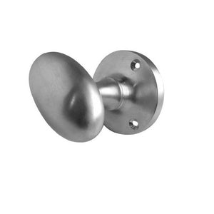 Frelan, Kontrax Oval Mortice Door Knob Satin Chrome, Door Knobs, Mortice Door Knobs