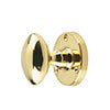 Frelan, Oval Mortice Door Knob Polished Brass, Door Knobs, Mortice Door Knobs