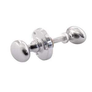 Frelan, Oval Rim Door Knob Polished Chrome, Door Knobs, Mortice Door Knobs