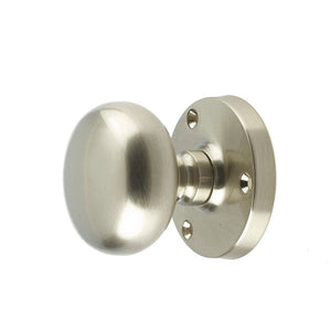 Frelan, Mushroom Mortice Door Knob Satin Nickel, Door Knobs, Mortice Door Knobs