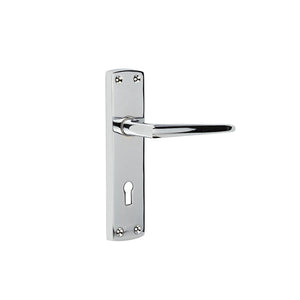 Frelan, Bray Door Handle on Latchplate  JV390PC, Door Handles, Lever Handles On Latch Backplate