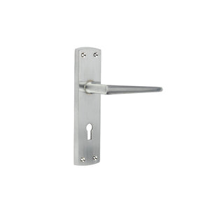 Frelan, Bray Door Handle on Latchplate  JV390SC, Door Handles, Lever Handles On Latch Backplate