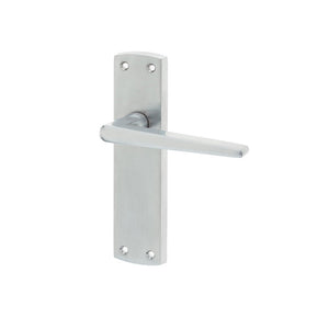 Frelan, Bray Door Handle on Latchplate  JV391SC, Door Handles, Lever Handles On Latch Backplate