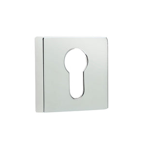 Frelan, JV4005E square euro profile escutcheon, Escutcheons & Privacy Thumbturns, Euro Profile Cylinder Escutcheons