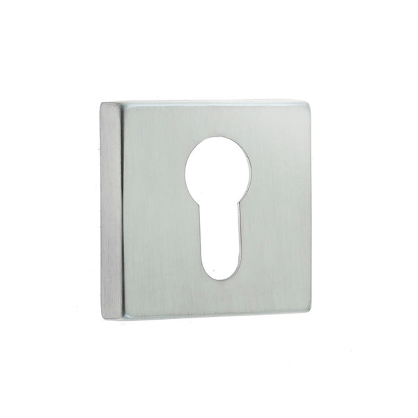 Frelan, JV4005E square euro profile escutcheon, Escutcheons & Privacy Thumbturns, Euro Profile Cylinder Escutcheons