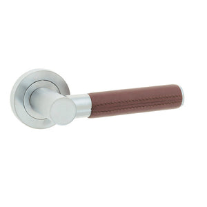 Frelan, Ascot Door Handle on Rose, Door Handles, Lever Handles On Round Rose