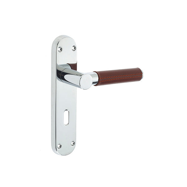 Frelan, Ascot Suite Door Handle on Lockplate, Door Handles, Lever Handles On Lock Backplate