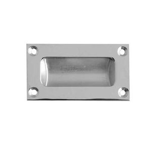 Frelan, JV428 Flush pulls Satin Chrome, Sliding Door Hardware, Flush Pull Handles