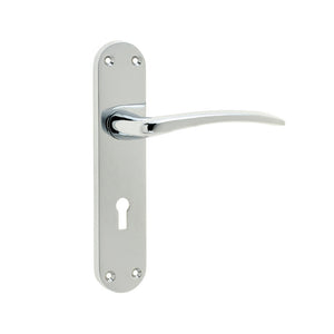 Frelan, Gull Suite Door Handle on Lockplate, Door Handles, Lever Handles On Lock Backplate