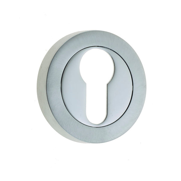 Frelan, JV503E Euro profile escutcheon JV503EPBSC, Escutcheons & Privacy Thumbturns, Euro Profile Cylinder Escutcheons