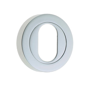 Frelan, JV503U Oval profile escutcheon, Escutcheons & Privacy Thumbturns, Oval Escutcheons