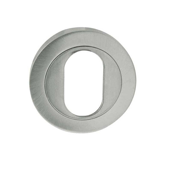 Frelan, JV503U Oval profile escutcheon, Escutcheons & Privacy Thumbturns, Oval Escutcheons