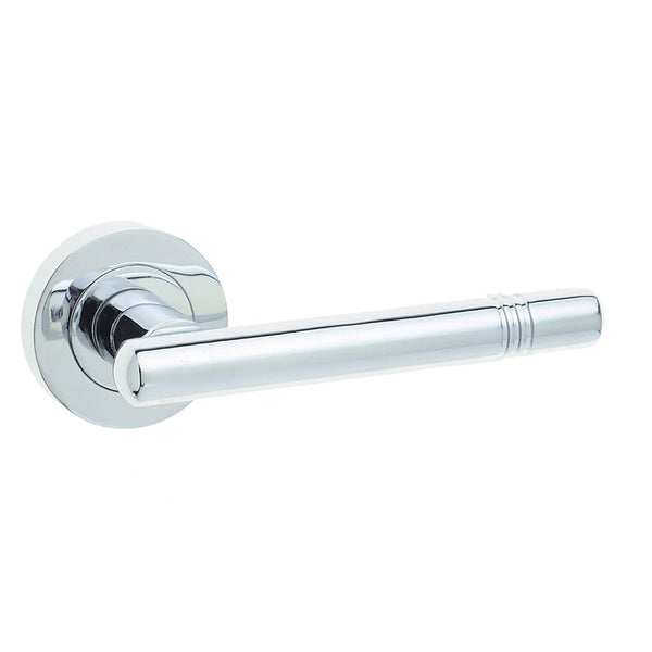 Frelan, JV507 Kudos lever on rose, Door Handles, Lever Handles On Round Rose