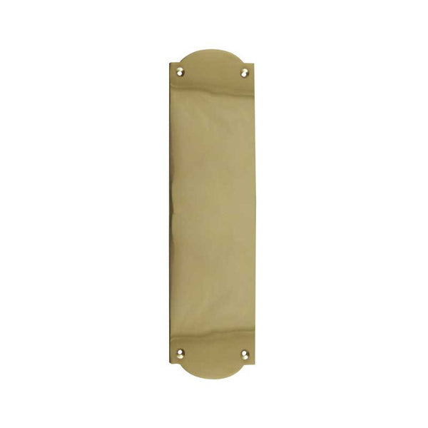 Frelan, JV54RPB Raised shaped fingerplate, Door Accessories, Fingerplates