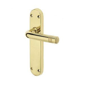 Frelan, Porto Suite Door Handle on Latchplate, Door Handles, Lever Handles On Latch Backplate