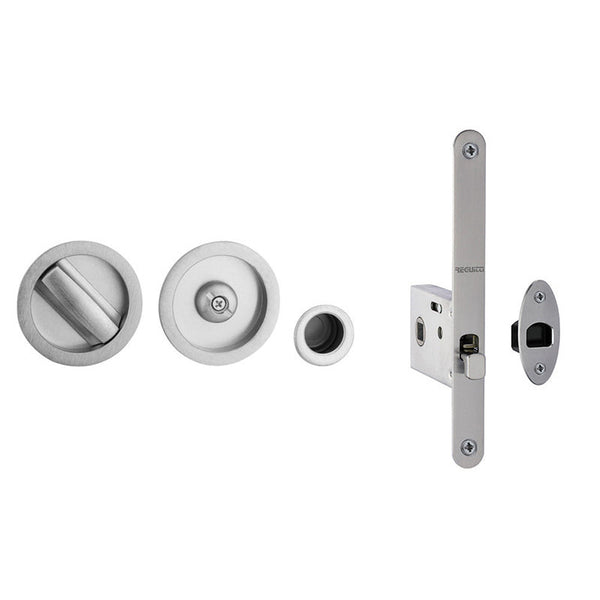 Frelan, JV821 Bathroom sliding door lock & handles, Sliding Door Hardware, Flush Pull Handles