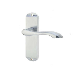 Frelan, Broadway Suite Door Handle on Bathroom Plate  JV921SC, Door Handles, Lever Handles On Bathroom Backplate