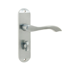 Frelan, Broadway Suite Door Handle on Bathroom Plate  JV922SC, Door Handles, Lever Handles On Bathroom Backplate