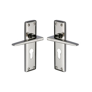 Kendal Door Handle on Plate by M Marcus - Heritage Brass
