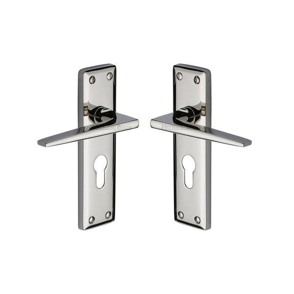 Kendal Door Handle on Plate by M Marcus - Heritage Brass