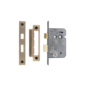 CE 3 Lever Bathroom Lock 2 1/2