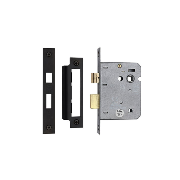 CE 3 Lever Bathroom Lock 3" by M Marcus - Heritage Brass