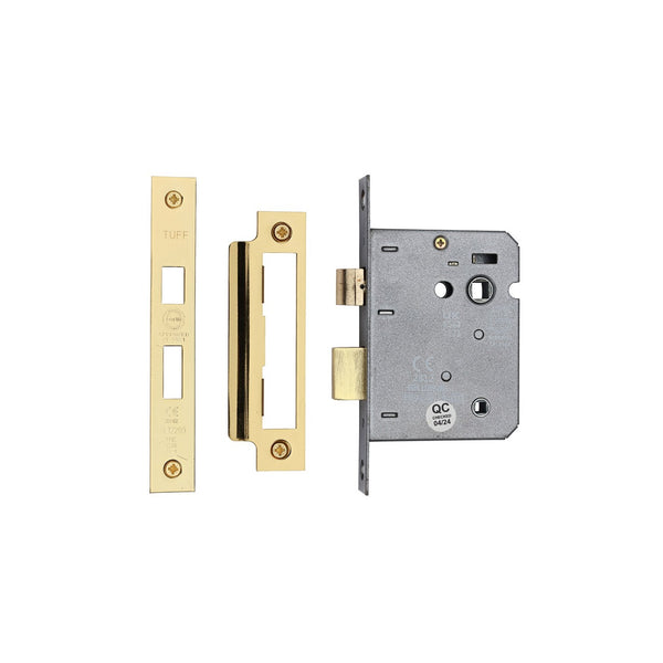 CE 3 Lever Bathroom Lock 3" by M Marcus - Heritage Brass