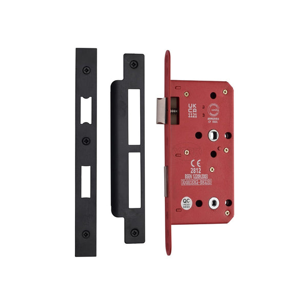 CE Bathroom Lock (78mm Centre) by M Marcus - Heritage Brass