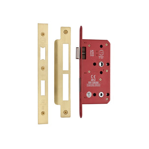 CE Bathroom Lock (78mm Centre) by M Marcus - Heritage Brass