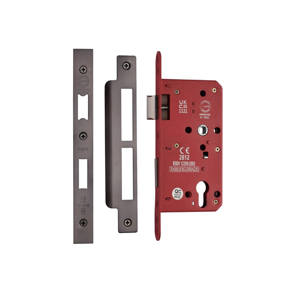 CE EuroProfile Lock Single Through (72mm Centre) by M Marcus - Heritage Brass